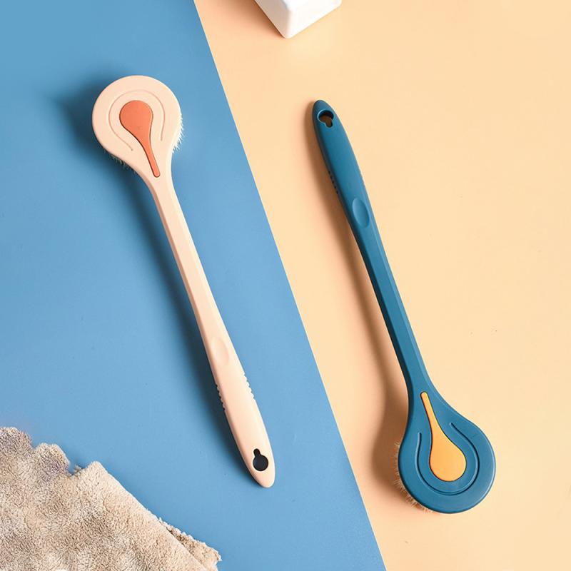 Cepillo de baño de mango largo, cepillo de baño de pelo suave, cepillo de bola trasera, cepillos corporales de baño, depurador de espalda de barro, cepillo de masaje de Ducha