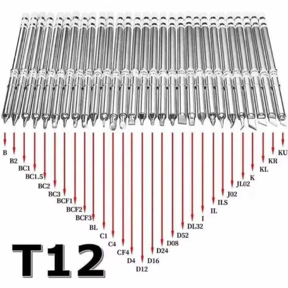 T12 Soldering Iron Tips Welding Tools Electric Soldering Iron For Hakko FX951 T12 Soldering Station Kits