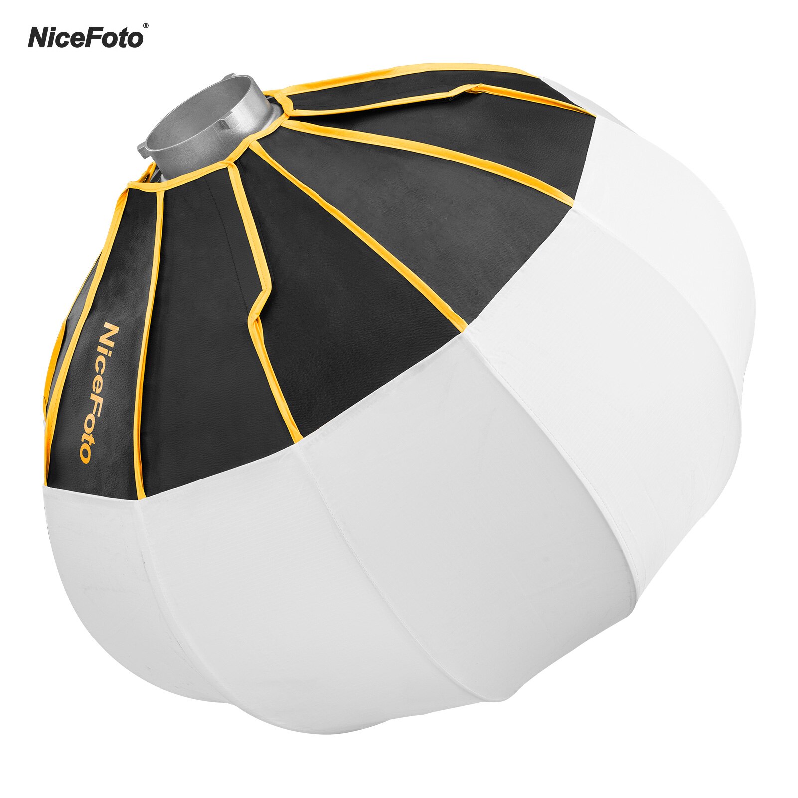NiceFoto 50cm Foldable Lantern Softbox Ball Shape Soft Box w/ Bowens Mount Portable for Speedlite Studio Strobe Flash Light