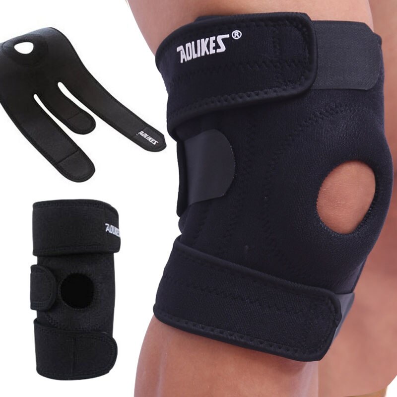 Mooie 1 Pc Elastische Knee Brace Kneepad Verstelbare Patella Knie Pads Veiligheid Guard Strap Voor Basketbal