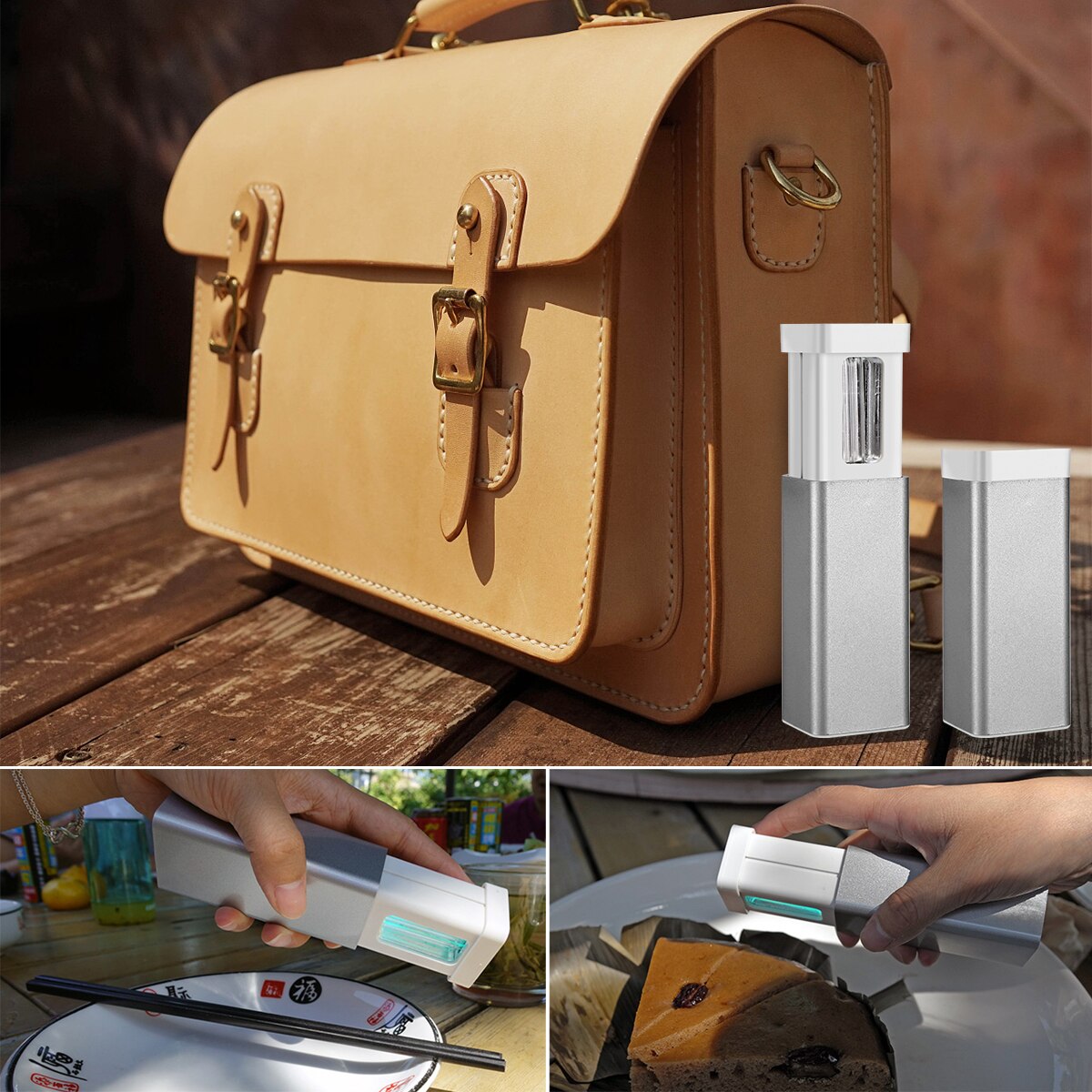 Portable UV Sanitizer Light LED Flashlight Hand-held UV Sterilizing Wand Ultraviolet Sterilizer Light