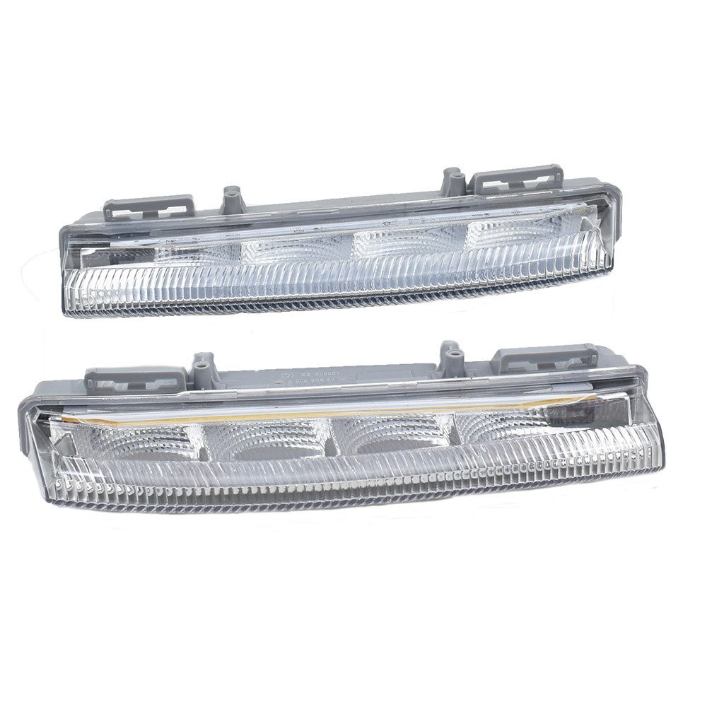 2 uds para MERCEDES-BENZ W204 07-14 C63 AMG LED luces antiniebla lámparas DRL 204 906 89 00 204 906 90 00