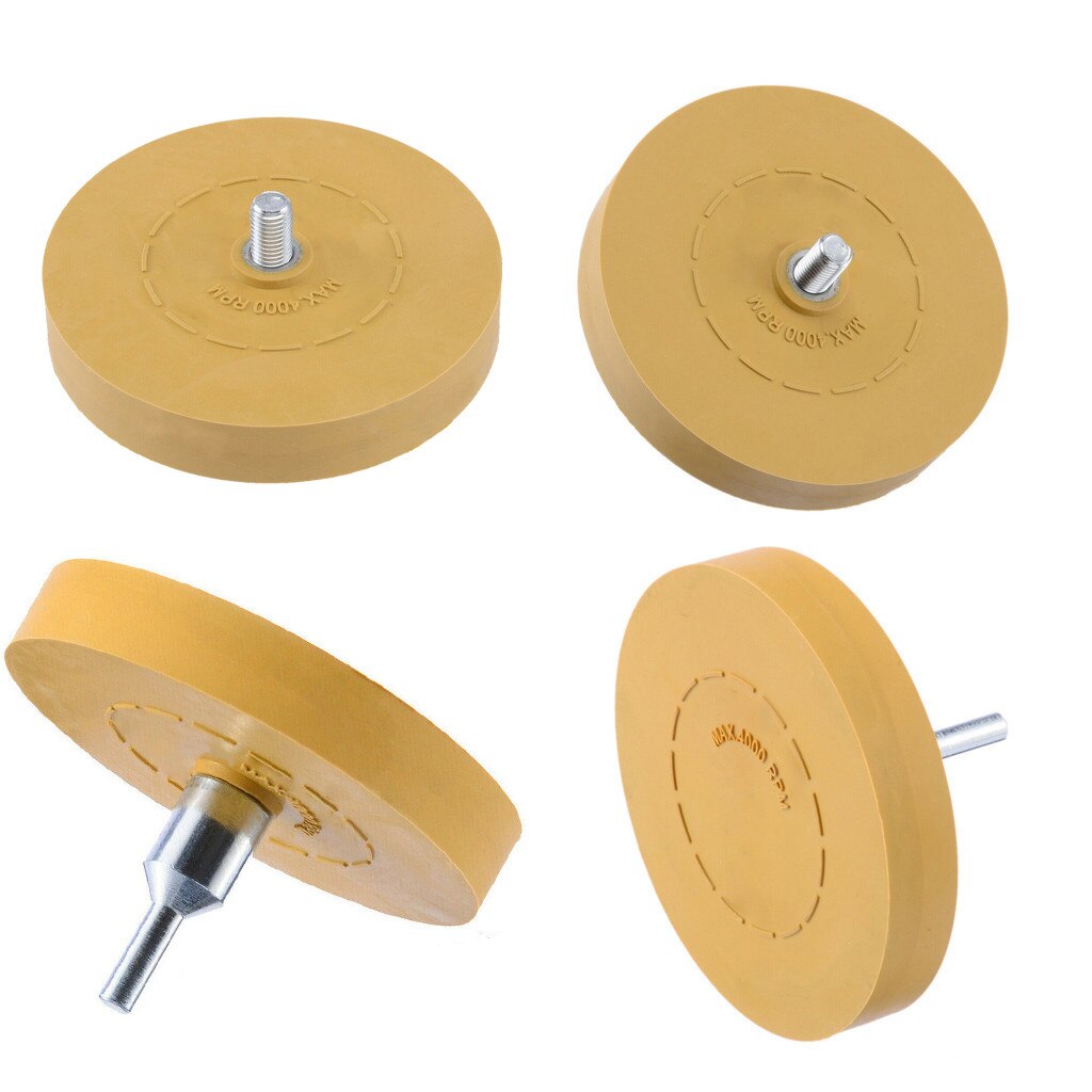 Rubber Eraser Wheel 3.5 Inch 88mm Decal Car Glue Adhesive Sticker Removal Pinstripe Sticker Decal Remover Repair Paint Tool #45