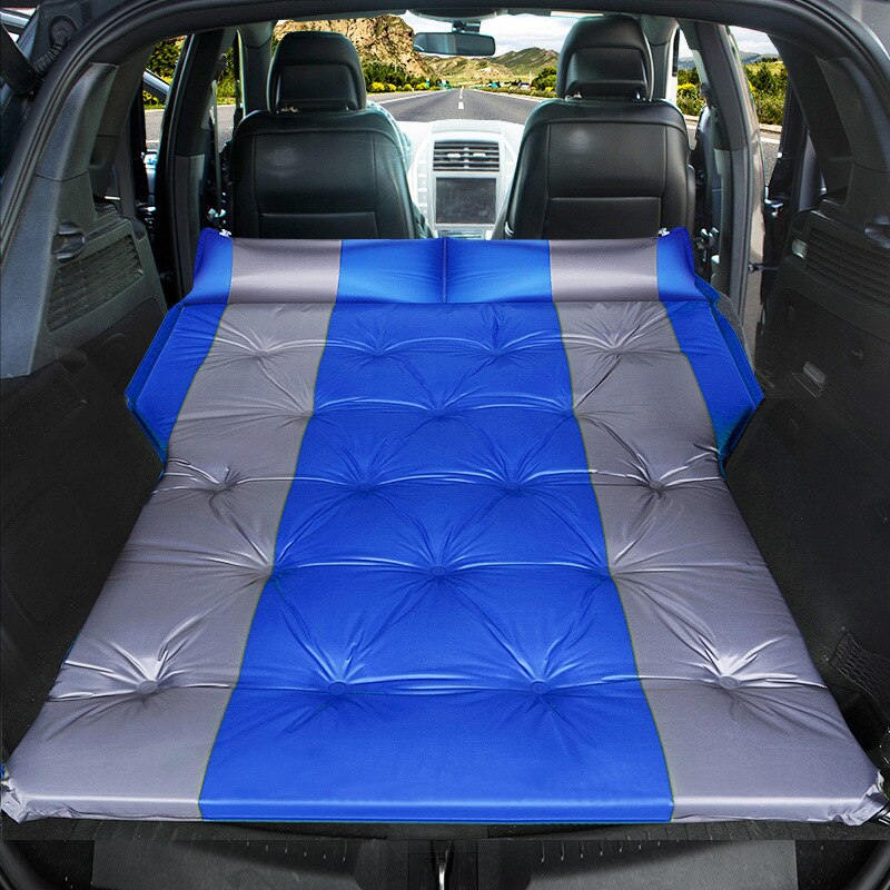 Auto Multi-Function Automatic Inflatable Air Mattress SUV Special Air Mattress Car Bed Adult Sleeping Mattress Car Travel Bed: as picture 4