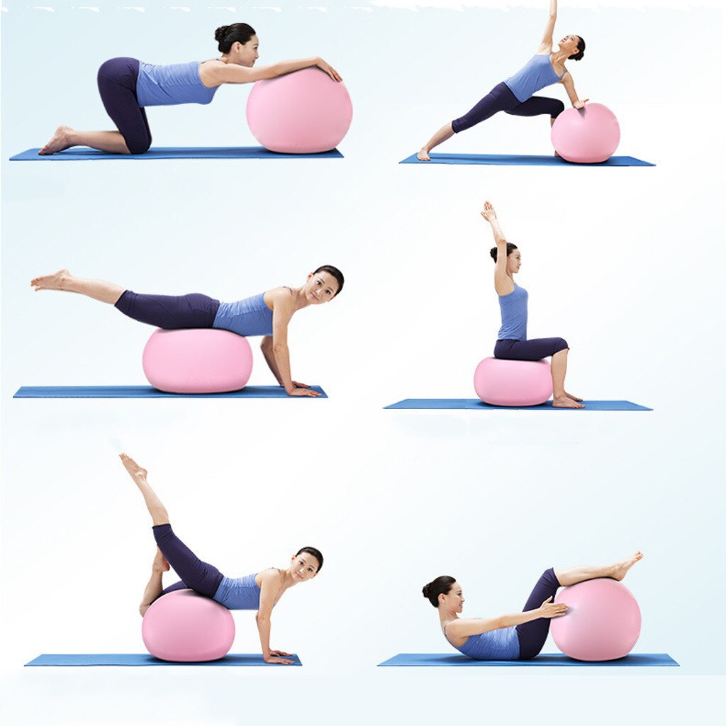 65cm yoga ball Exercise Fitness GYM Smooth Fitness Thickening Yoga ball fitness gymnastique materiel оборудование для йоги#B40