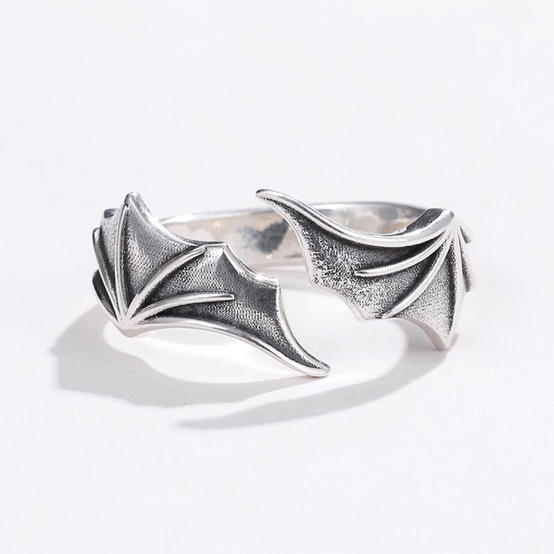 Anelli in argento Sterling 925 con ala del diavolo per le donne gioielli di design di lusso all'ingrosso gioielli GaaBou