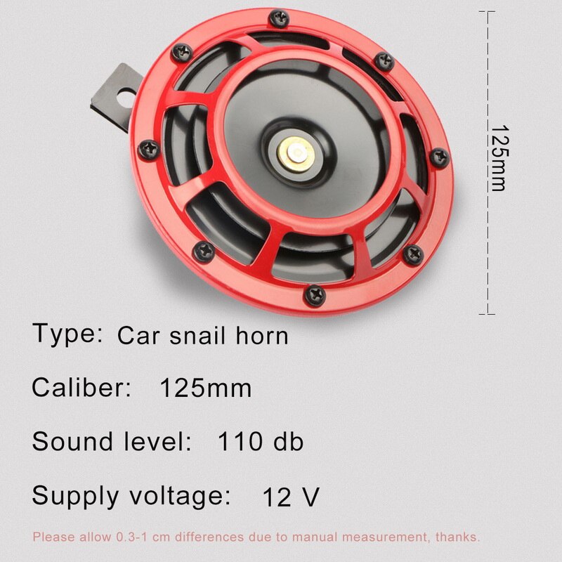 Supertone Dual Auto Gitter Horn (Paar) 12V 139dB Für Subaru Impreza WRX Evo Neue (verrotten/Schwarz)