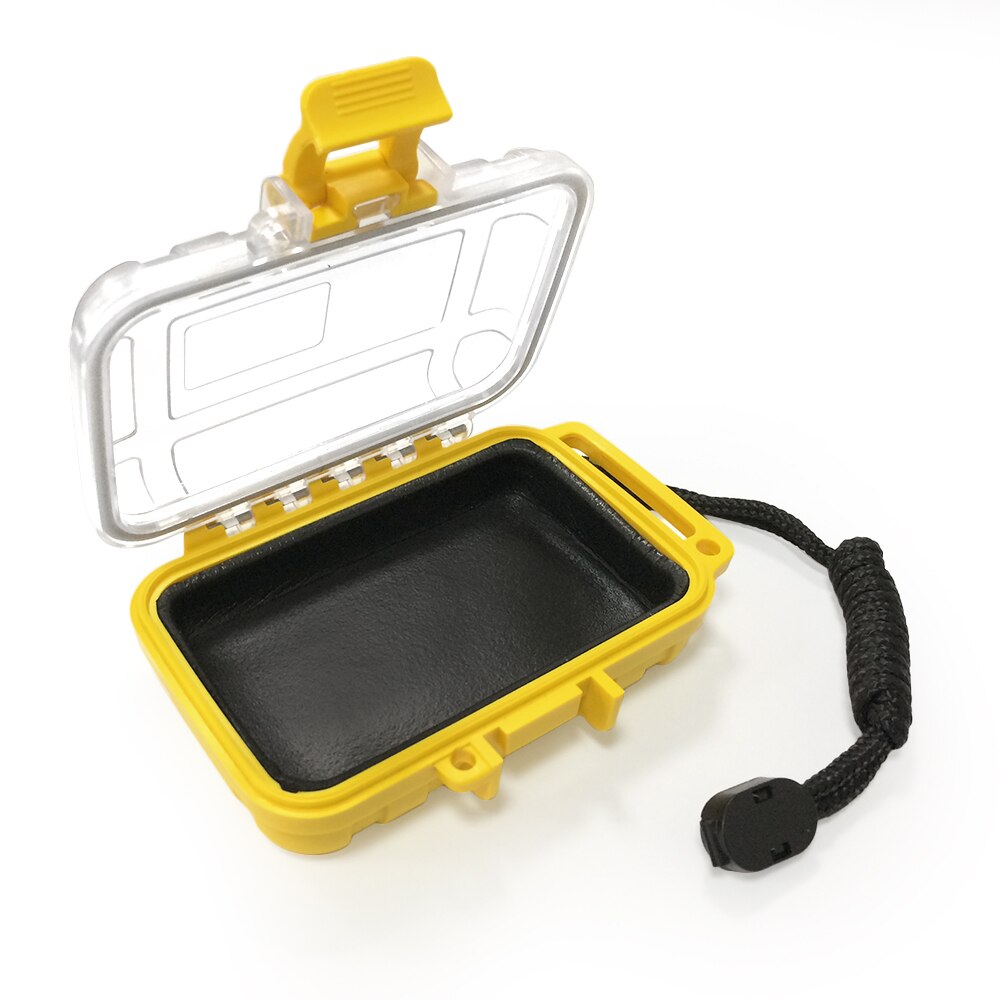 Earphone Waterproof Case Resistance Protective Box Case Portable IEM In-ear Monitor Case Box: Yellow