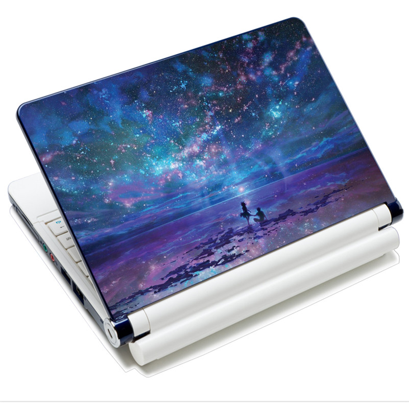 PVC 15 "15,4" 15,6 "Gehirn Drucke Laptop Aufkleber Aufkleber Abdeckung Resuable Notizbuch Haut Schutz für Macbook Lenovo HP ASUS ACER Dell: Stern 4