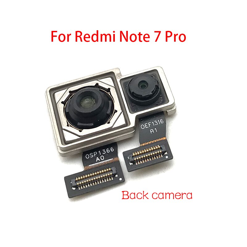 Terug Rear Camera Module Flex Kabel + Front-Facing Camera Vervanging Voor Xiaomi Redmi Note 6 7 Pro: For 7Pro BackCamera