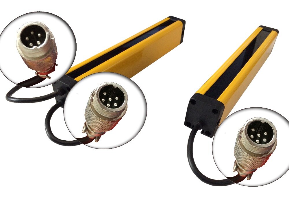 CHOAN GM2006T 20MM 6 Beams Safety Light Curtain Sensor Switch Infrared Area Grating Security Photoelectric Machine Protector