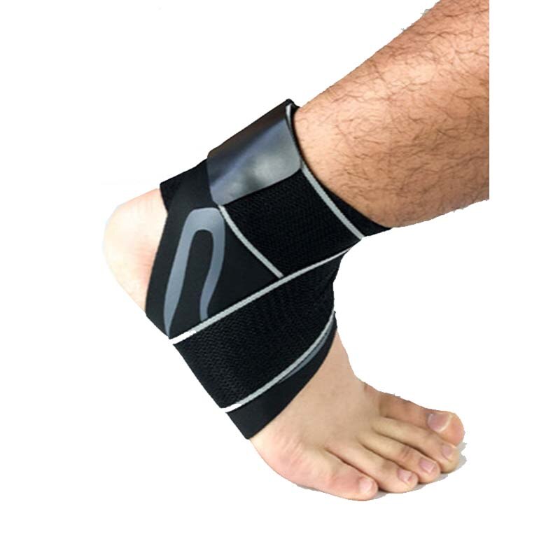 Wanayou 1Pcs Dunne Ademend Enkel Ondersteuning, Elastische Compressie Sport Enkel Protector, Zwart Enkelbrace Voor Running Basketbal