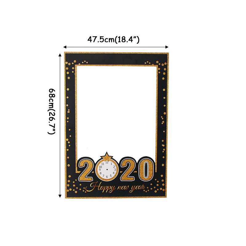 nouvel an réveillon bonne année cabine Photo noël accessoires de Photo noël bandeau Photobooth enfants adultes Navidad décor: 1pcs style B