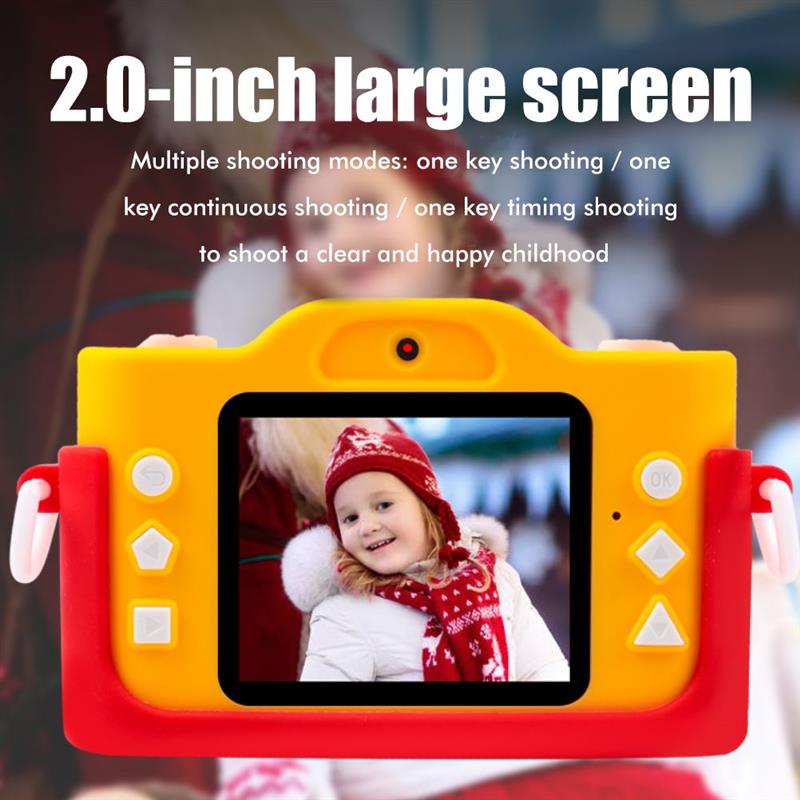 1080P Draagbare Digitale Video Camera X16 2 Inch Mini Kerstman Kinderen Kids Digitale Camera Kerstman Voor Achter Dual camera &#39;S