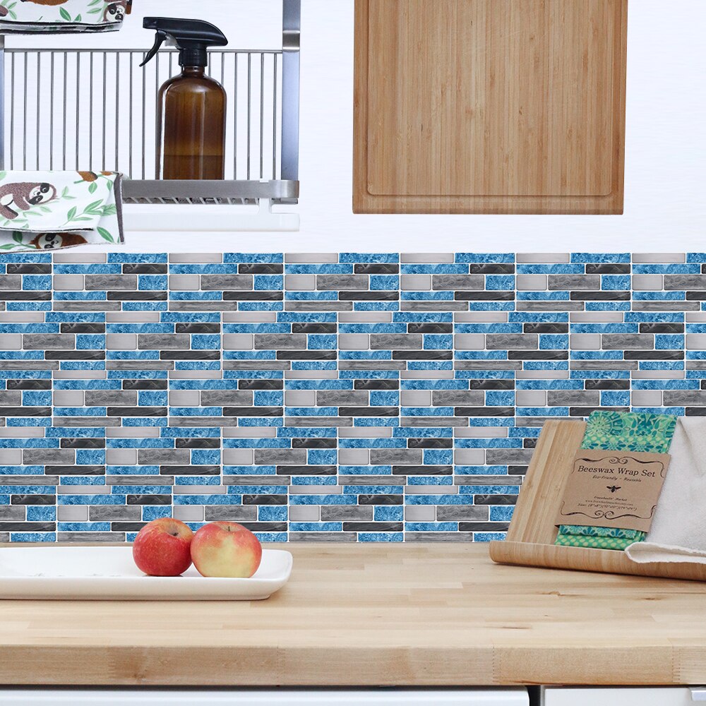Simulated crystal tile stickers kitchen and restaurant wall decoration stickers environmental protection floor stickers water