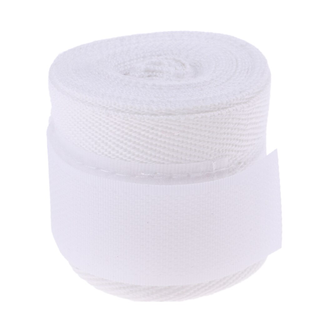 Katoen Boksen Hand Strap Taekwondo Bandage Outdoor Sport Hand Handschoenen Wraps: WHITE