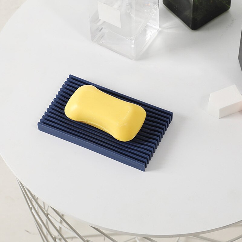 Shower Soap Dish Premium Self Draining Bar Soap Holder for Shower Modern Soap Saver for Bathroom Flexible Soap Tray B88