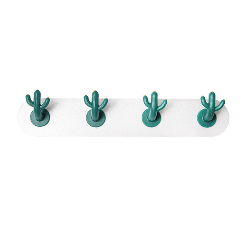1Pc Nordic Niet-Geperforeerde Badkamer Haak Thuis Opslag Decoratieve Geen Spoor Cactus Sticky Haak Woondecoratie Accessoires: Brons