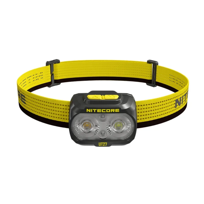 NITECORE UT27 800 lumens Spotlight Floodlight Dual Power Headlight+Removable Rechargeable Battery Troch Headlamp