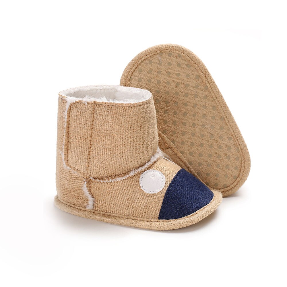 Novo inverno do bebê recém-nascido meninos meninas botas chinelos infantil macio anti deslizamento botas de neve sapatos 0-18m