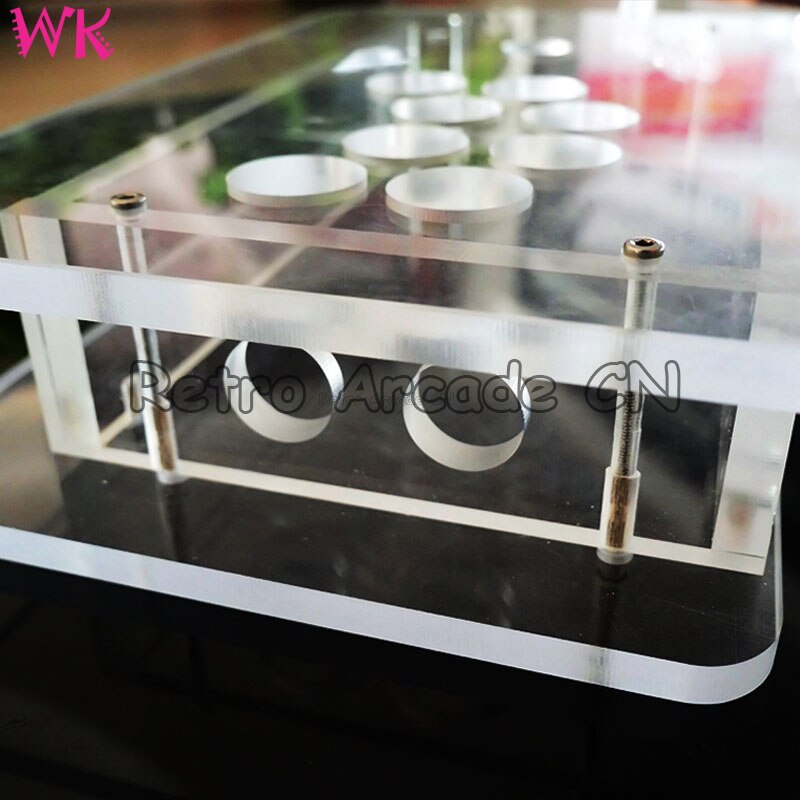 Arcade Stick Transparant Diy Case Rocker Frame Acryl Frame Shell Diygame Mobiele Telefoon Rocker Frame Arcade Stick Box