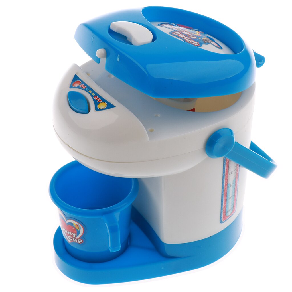 Di plastica di Simulazione Casa Distributore di Acqua Apparecchio per I Bambini Gioco di Ruolo Giocattoli-Blu