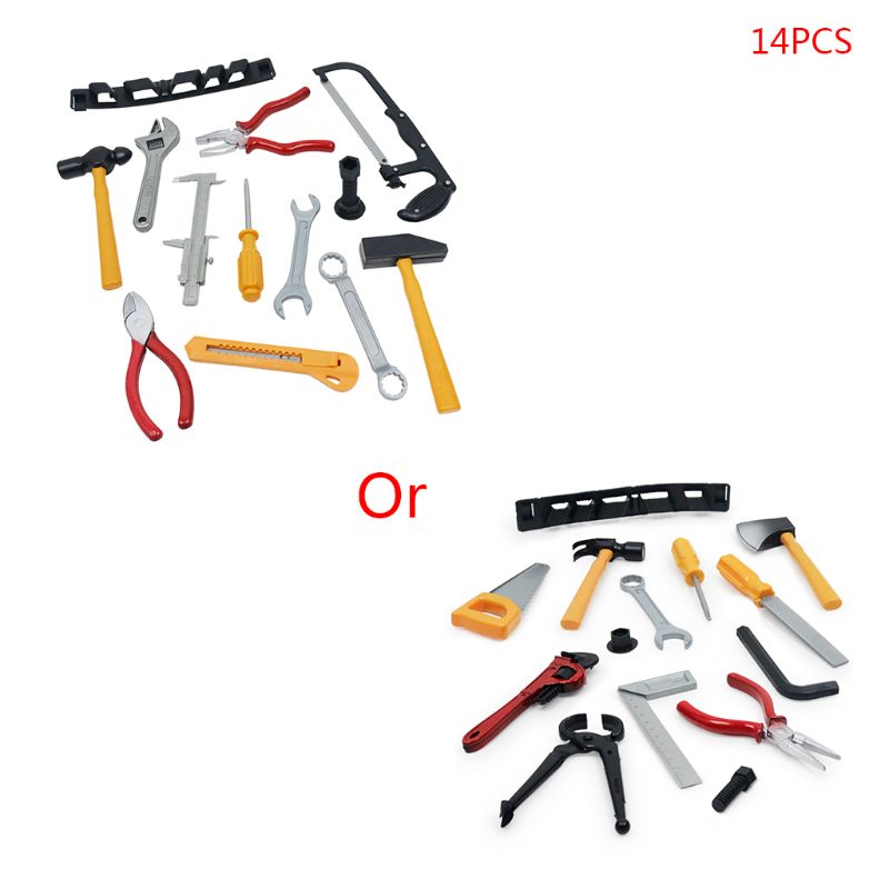 14 Pcs Set Construction Tool Set for Kids Child Career Training Activity Props