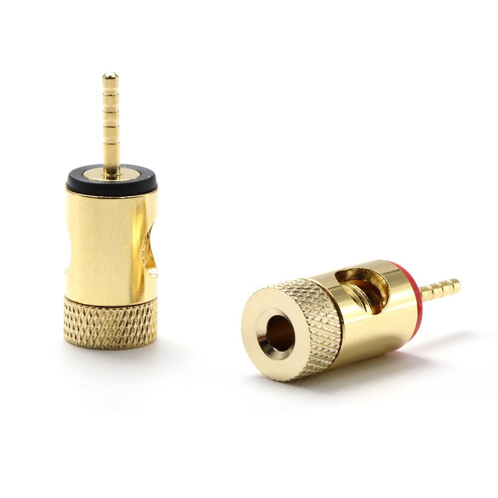 Hifi Audio Banana Plug Connector, Vergulde Banana Speaker Plug Connector