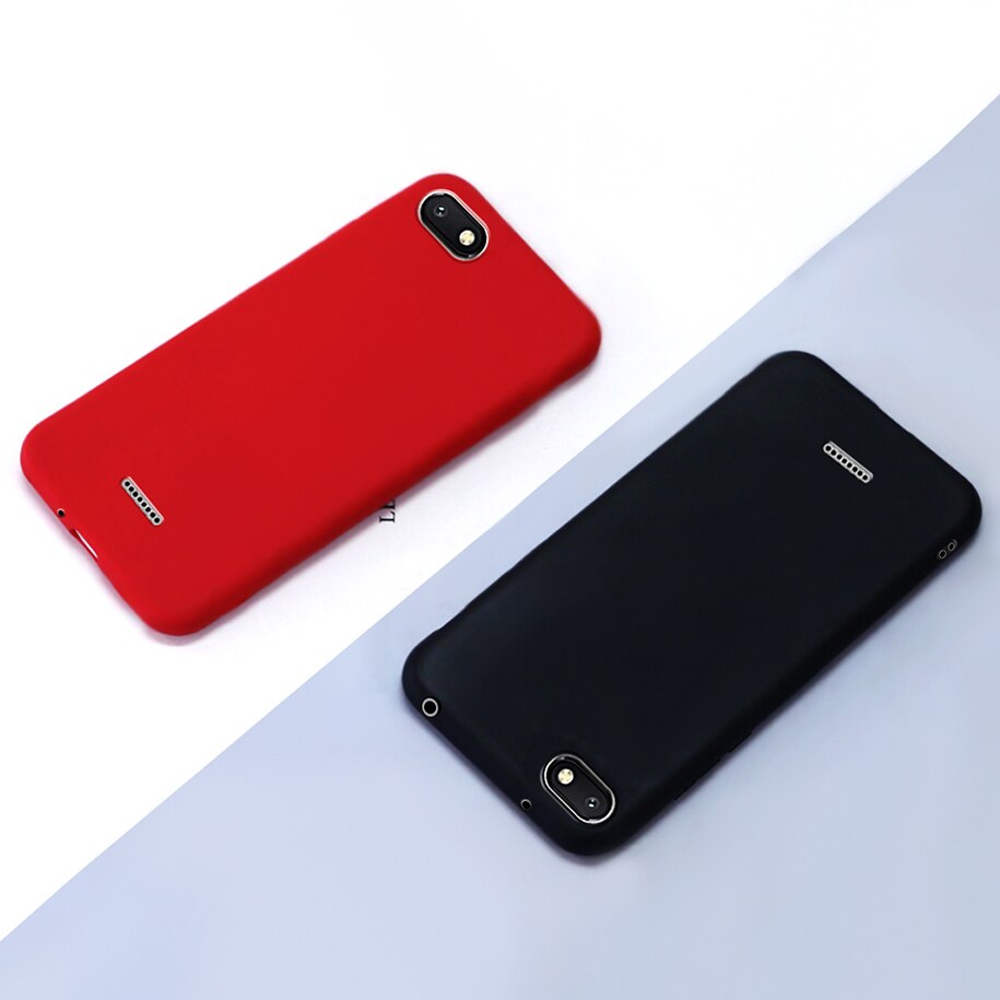 Voor Xiaomi Redmi 6A Case Cover Mooie Leuke Tpu Telefoon Case Voor Funda Xiaomi Redmi 6A A6 Snoep Kleur Zachte siliconen Gevallen Cover Bag