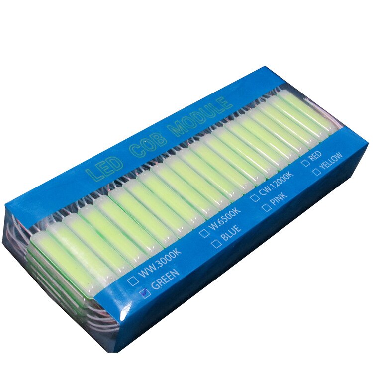 100pcs 2.4w 76x17mm waterproof LED COB Module Moto Truck Commercial Lightbox Backlight Letter Sign LOGO Module light 160 degree