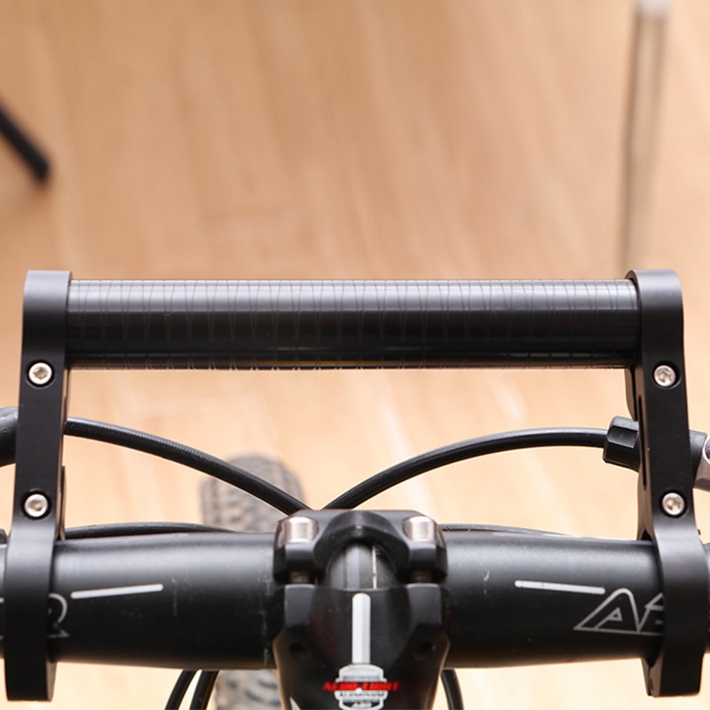 20cm carbon tube cykel styr extender mount mountain mtb cykel cykling forlygte beslag lampe lommelygte holder tilbehør