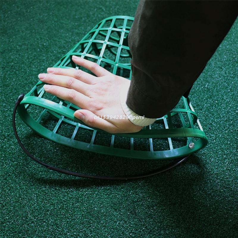 Portable Golf Ball Basket Green Durable Nylon Golfball Container with Handle Ball Holder Box Contain Sports Training