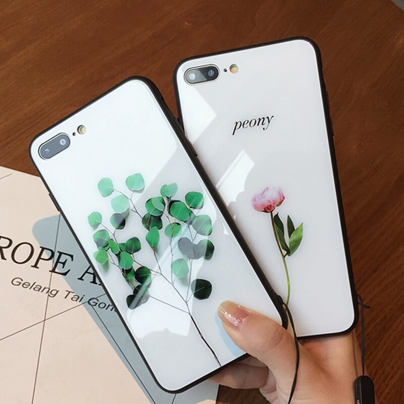 Gehard glazen hoesje voor huawei honor play 4t pro 3 hoesje met pioenrozenbladeren en achterkant voor honor play 3 4t 2