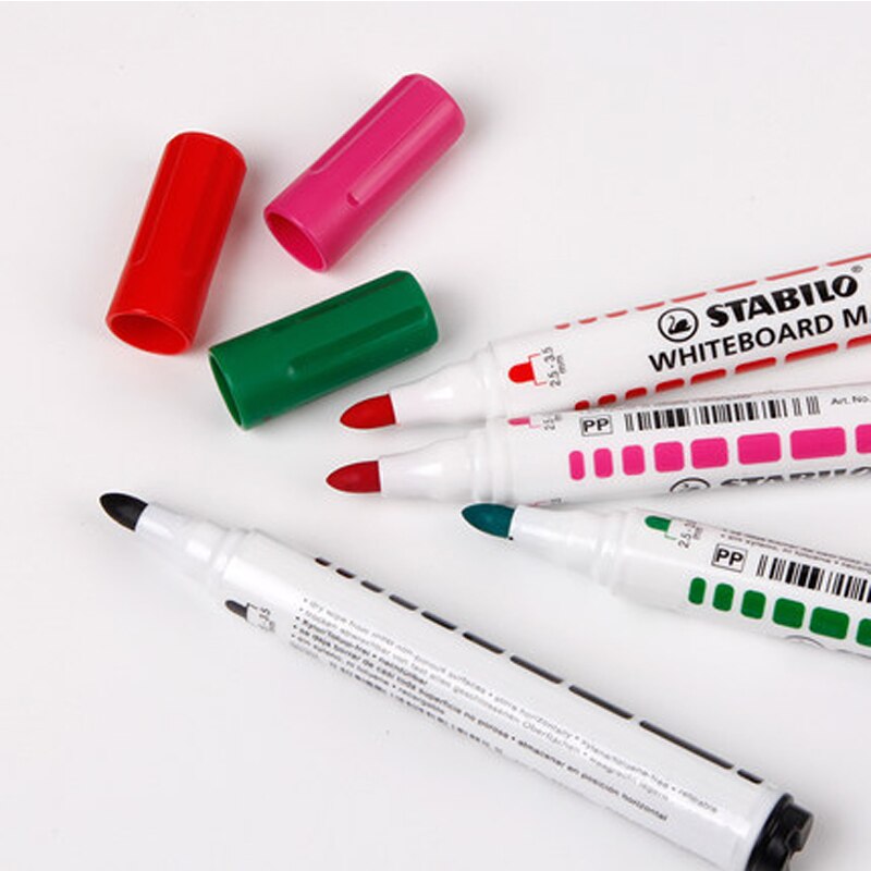 6 Pcs Stabilo 641 Gekleurde Whiteboard Marker Pen Marker Pennen School Briefpapier Kantoorbenodigdheden Whiteboard Markers Pennen