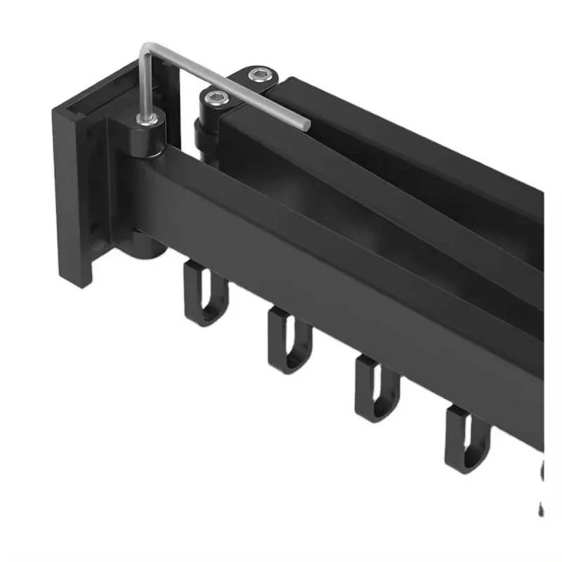 Aluminium opvouwbaar droogrek, opvouwbaar telescopisch aan de muur gemonteerd inklapbaar droogrek voor balkonwasbadkamer