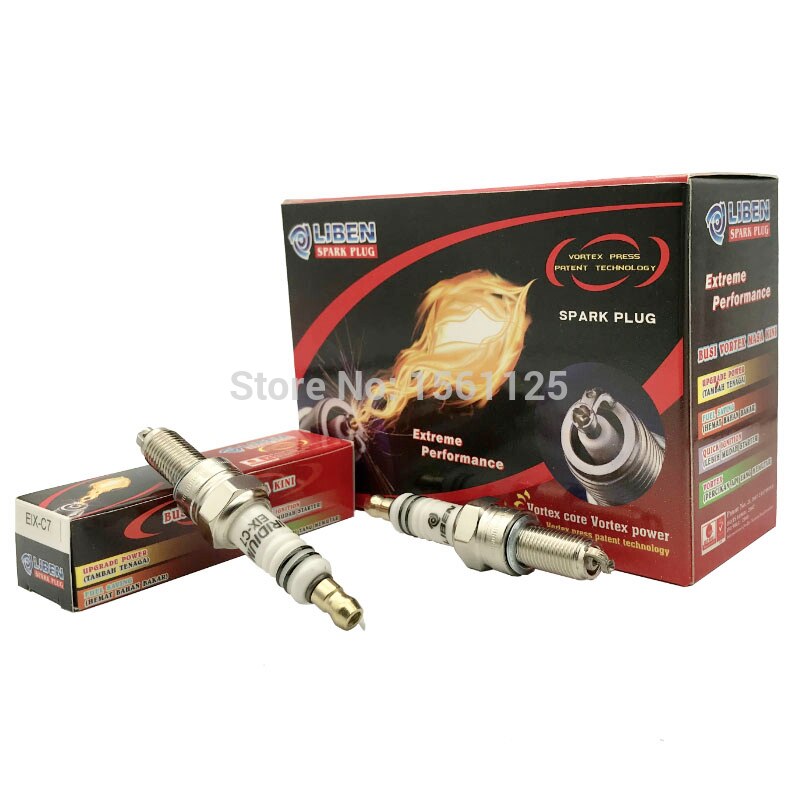 Uds vórtice IRIDIUM patente de bujía EIX-C7 para CR7EK CR7E C7E CR7EIX CR7EGP IU22 U22ESRN 94703-00353 G59C B7RIU