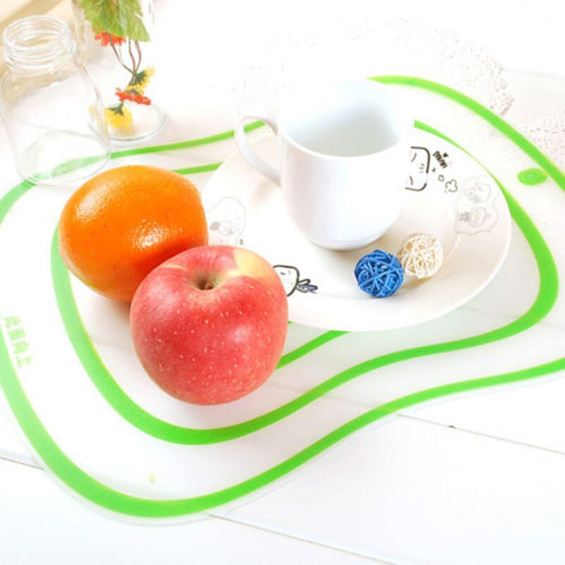 Flexible Kitchen Plastic Chopping Block Meat Fish Cutting Board Breadboard Non-slip Frosted Antibacteria Fruit Cutting Block