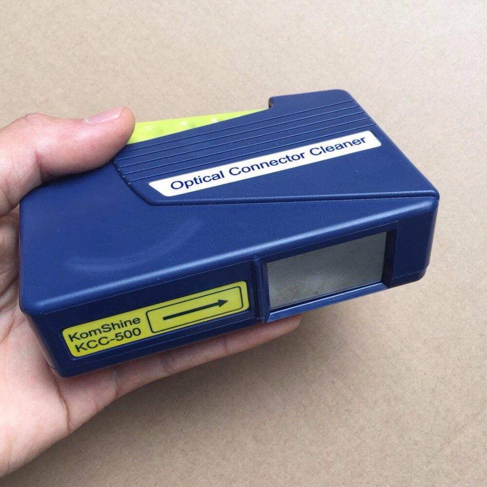 Optical Fiber Connector Cleaner/Fiber Optic Conector Cleaning Cassette, 500 times Cassette Cleaner/ Fiber Optic Cleaning Box