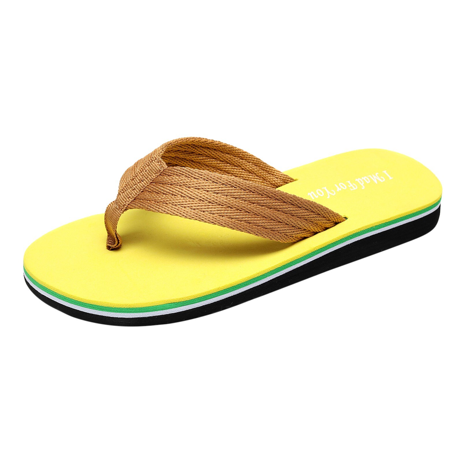 Tongs de plage pour hommes, Chaussures d'été respirantes, pantoufles de maison, Chaussures plates antidérapantes, tongs de plage pour hommes