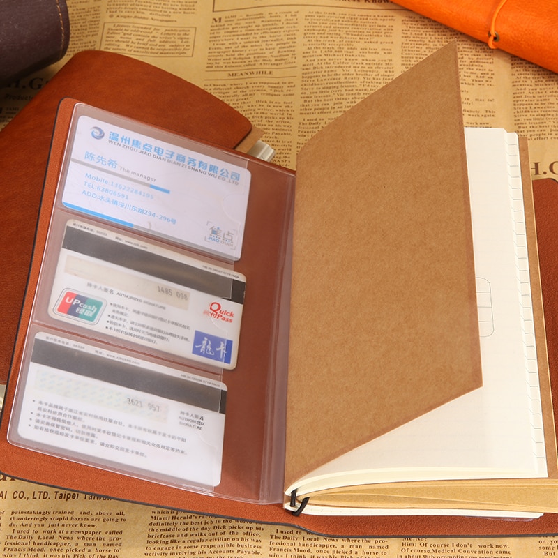 RuiZe faux leather journal reizen notebook A6 pocket notepad school dagboek note book graveren naam creatieve briefpapier