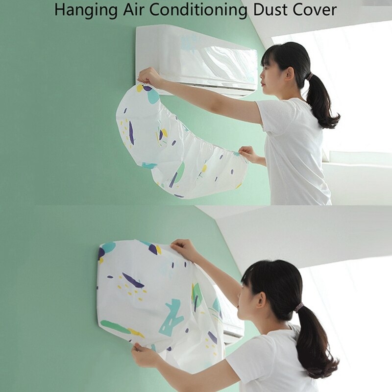 GGoty Air Conditioner Cover Dustproof Wall Mounted Conditioner Dust Cover,All-Inclusive AC Protector Washable Hanging Conditioning Cover (2,3pcs