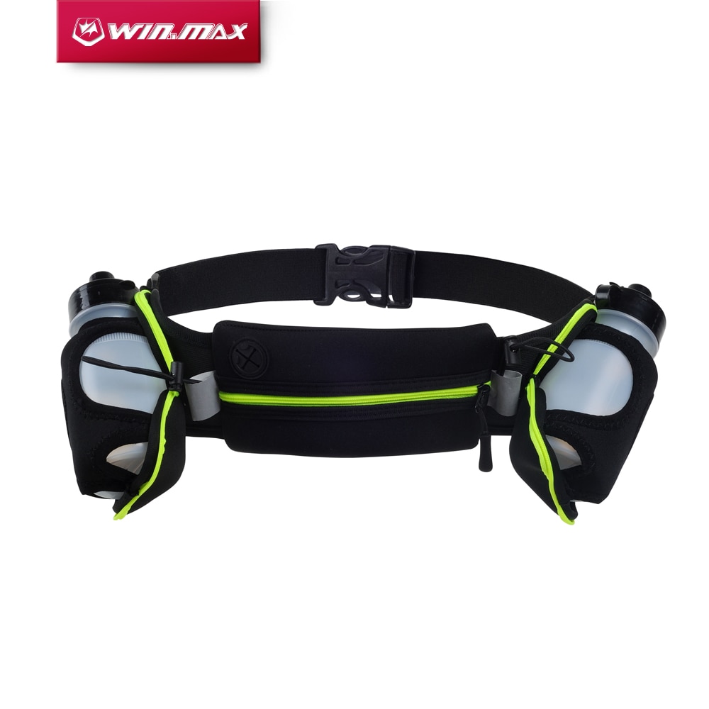 WINMAX Running Riemen Oefening Klimmen Camping Fietsen Runner Tas taille Packs met 2 Gratis Flessen Water voor Mannen & vrouwen