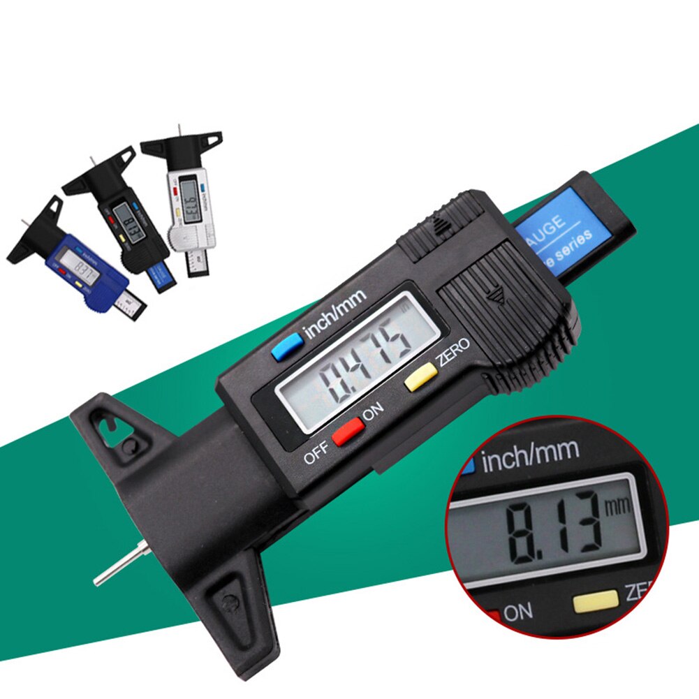 Mini TG105 TG101 LCD Digital para neumático de coche calibrador de neumáticos medidor herramienta manómetro barómetros medidor de espesor de presión de aire