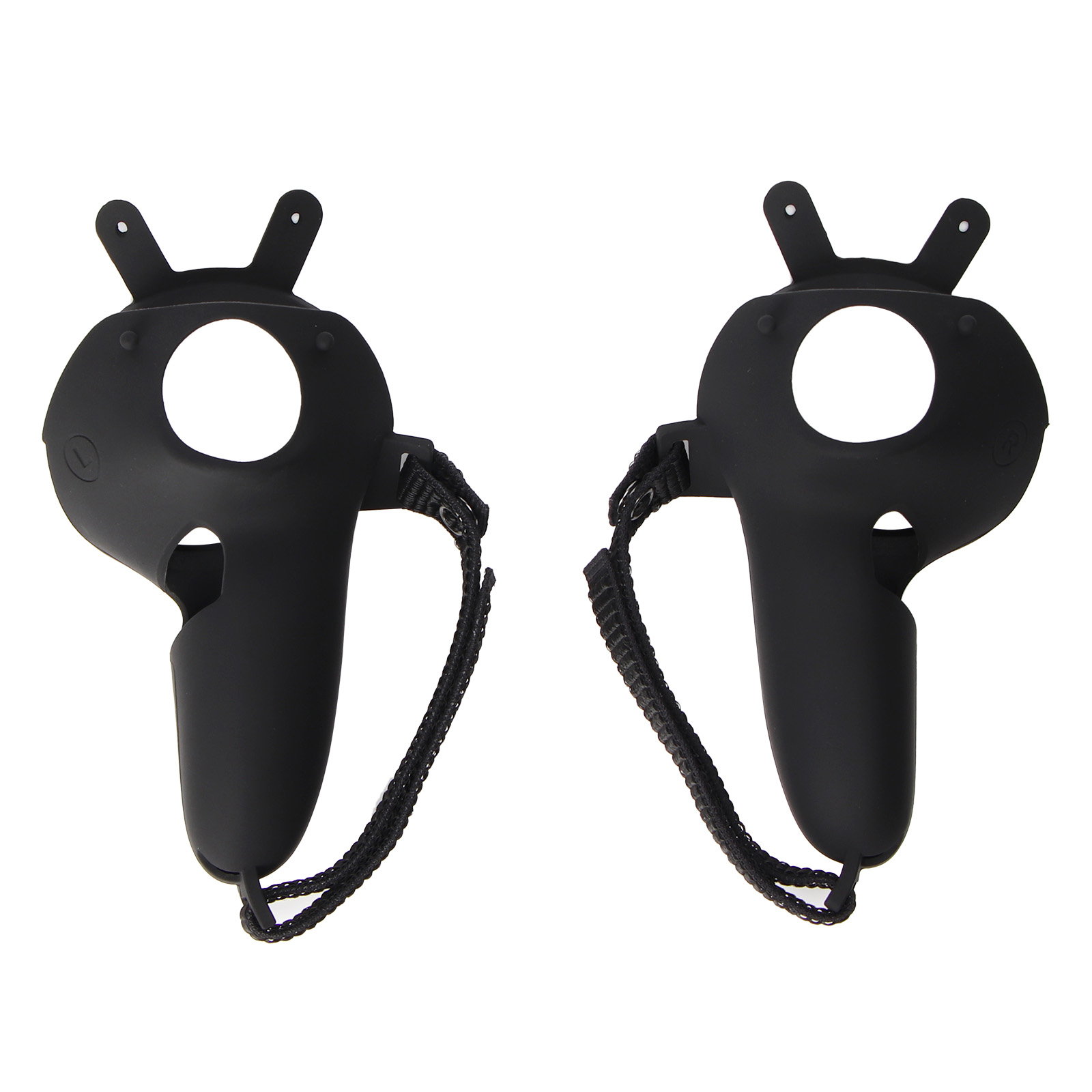 Oculus Quest 2 VR Protective Cover VR Touch Controller Silicone Cover Skin Handle Grip For Oculus Quest 2 Accessories: black3