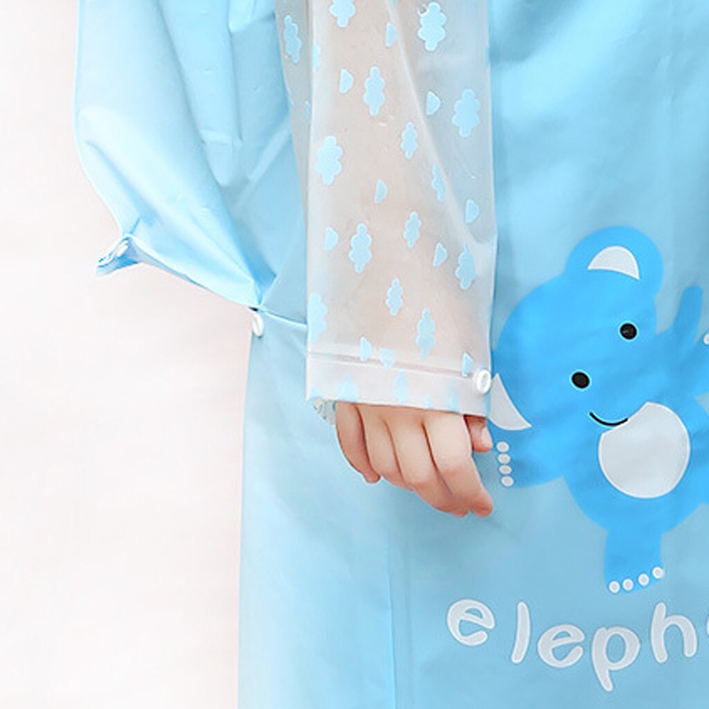 Kids Raincoat Clear Rain Jacket Rain Coat Rain Wear for Baby Girls Childr