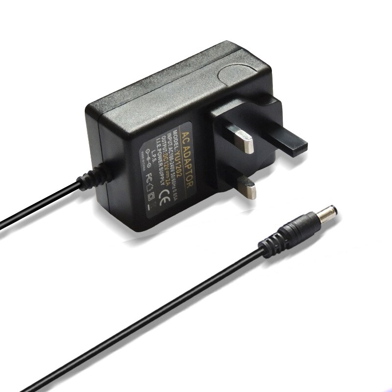 5 kpl 24 v 1a ac 100v-240v muuntajaadapteri  dc 24v 1a virtalähde uk pistoke  dc 5.5mm x 2.1mm 1000ma