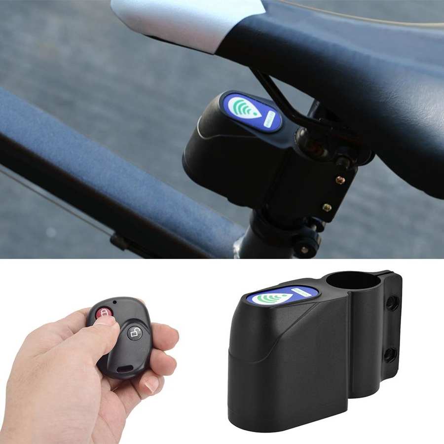 Bicycle Bike Effective Wireless Remote Control Anti-theft Alarm Sensor Shock Vibration Cycling Alert Lock