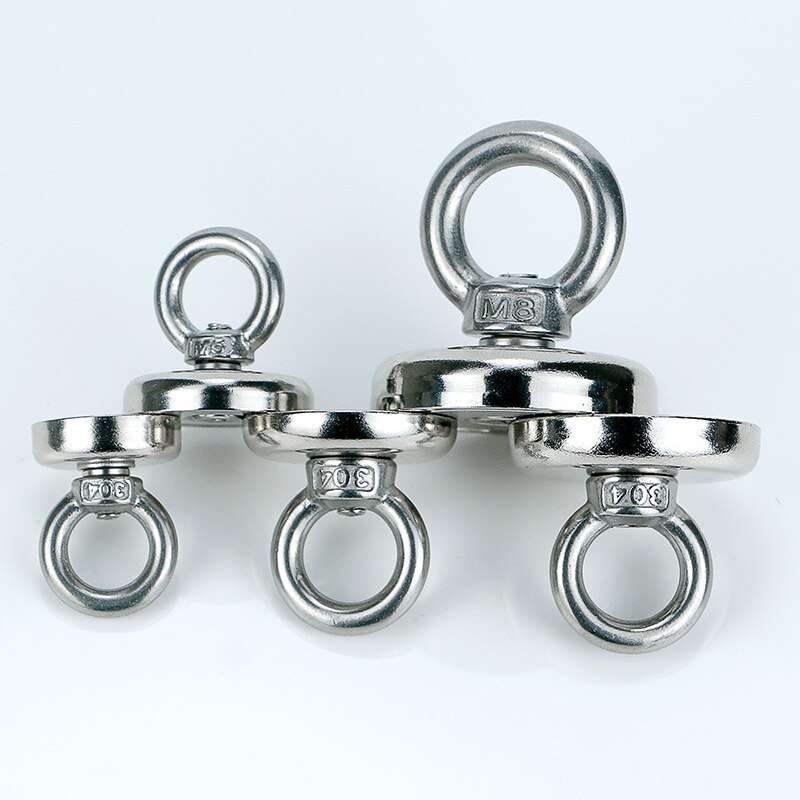 Neodymium Magnet Super Strong Powerful Salvage Hook Fishing Magnetic Circular UND