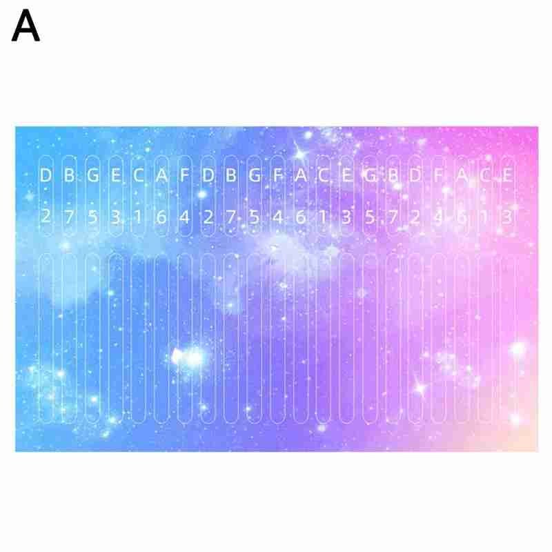 Adesivo peças de percussão acessórios para aluno musical 17-tom piano adesivos kit instrumento kalimba polegar piano assim b6u1: A