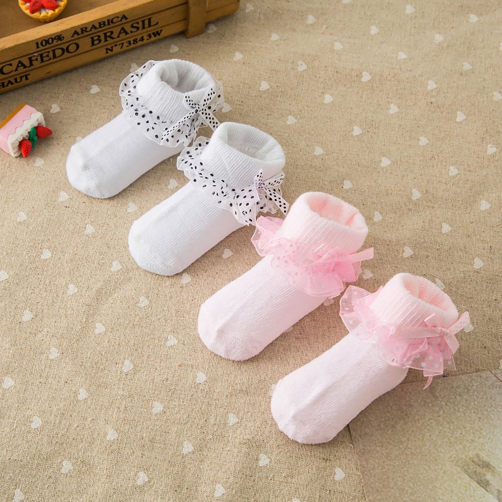 Heißer! Kaufen Baby Mädchen Kleinkinder Socken Gekämmte Baumwolle Socken Baby Mädchen Bowknots Socken Herbst Winter Skidproof Prinzessin Socken